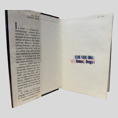 The Chamber by John Grisham - Inside Front Cover - Fehmerling Books