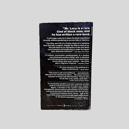 The Rise and Fall of a Proper Negro by Leslie Alexander Lacy