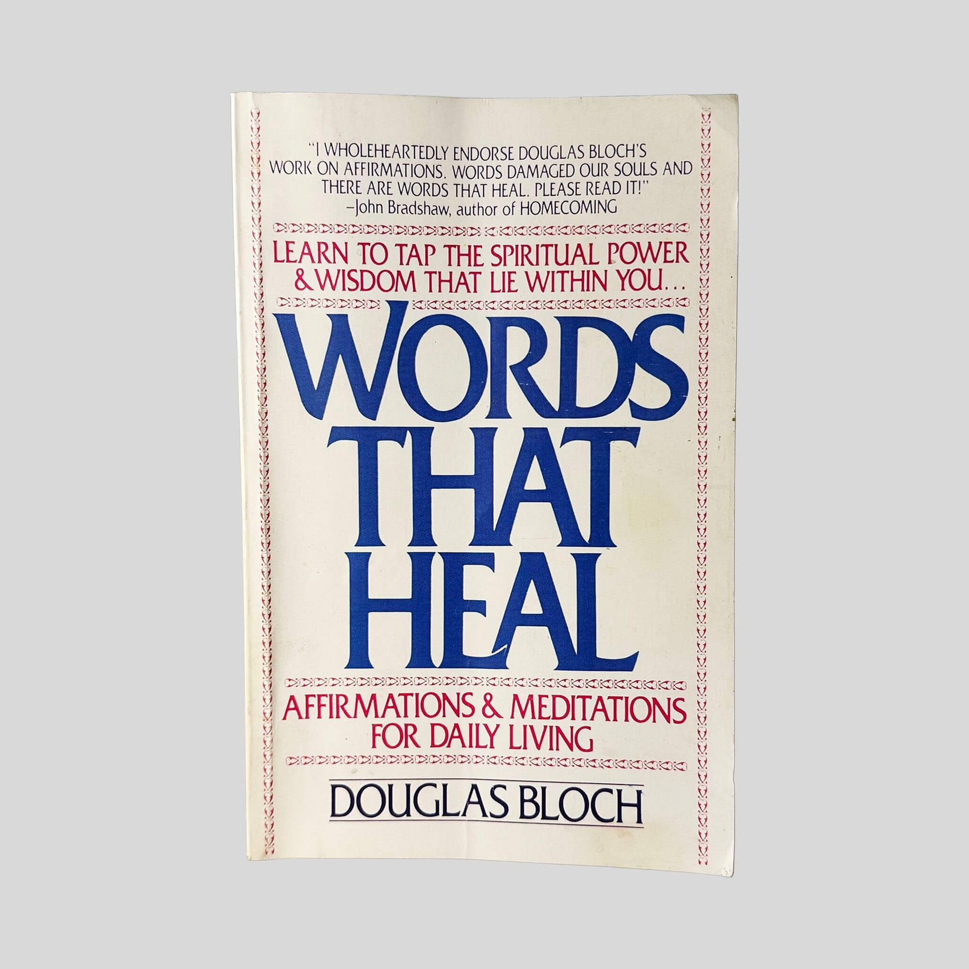 Words That Heal by Douglas Bloch - Front Cover - Fehmerling Books