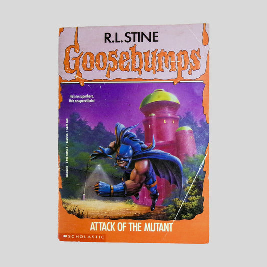 Goosebumps Attack of the Mutant by R.L. Stine - Front Cover - Fehmerling Books
