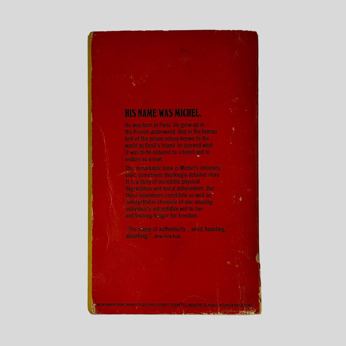 Back cover of Condemned To Devil's Island by Blair Niles showing back text summary and prison narrative details.