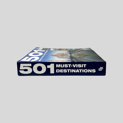 Spine view of 501 Must-Visit Destinations vintage paperback edition by Cathy Lowne.