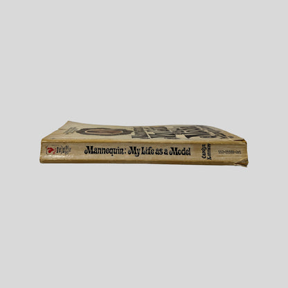 Spine view of Mannequin: My Life As A Model vintage mass market paperback edition by Carolyn Kenmore.