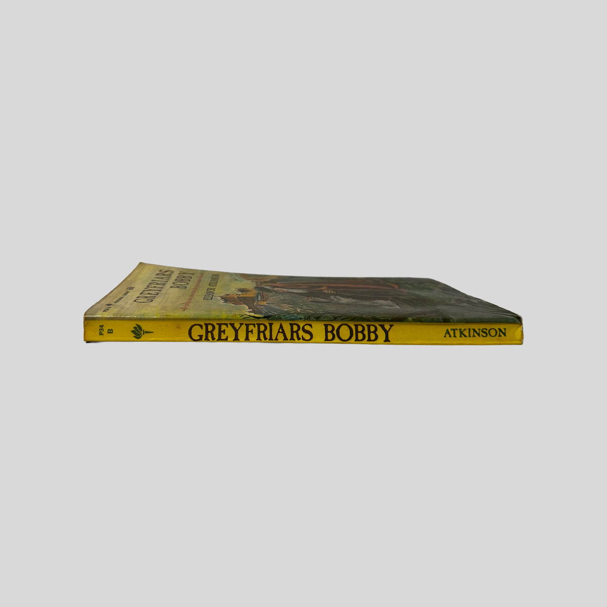 Spine view of Greyfriars Bobby vintage Harper & Row mass market paperback edition by Eleanor Atkinson.