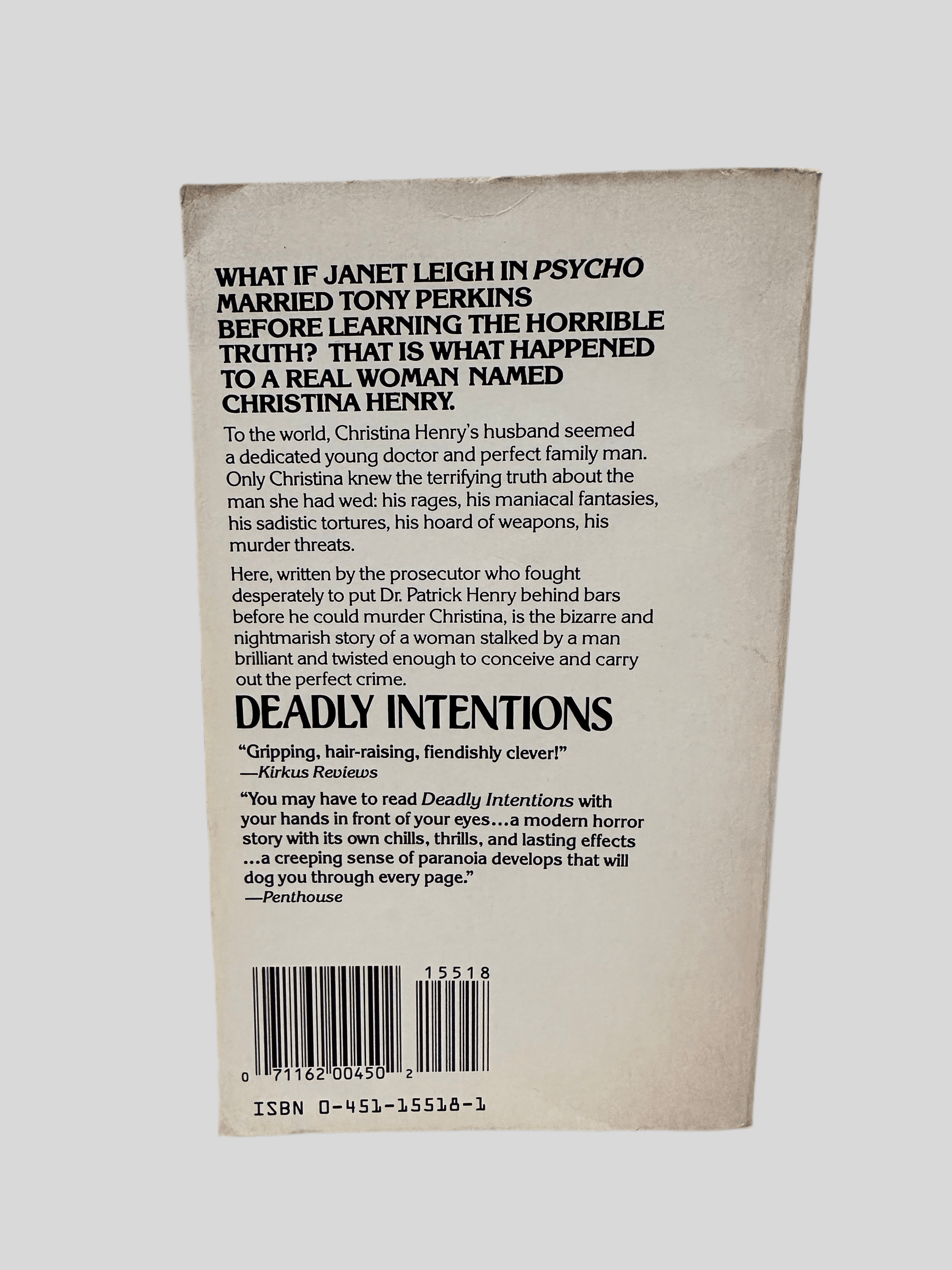 Deadly Intentions by William Randolph Stevens - Fehmerling Books