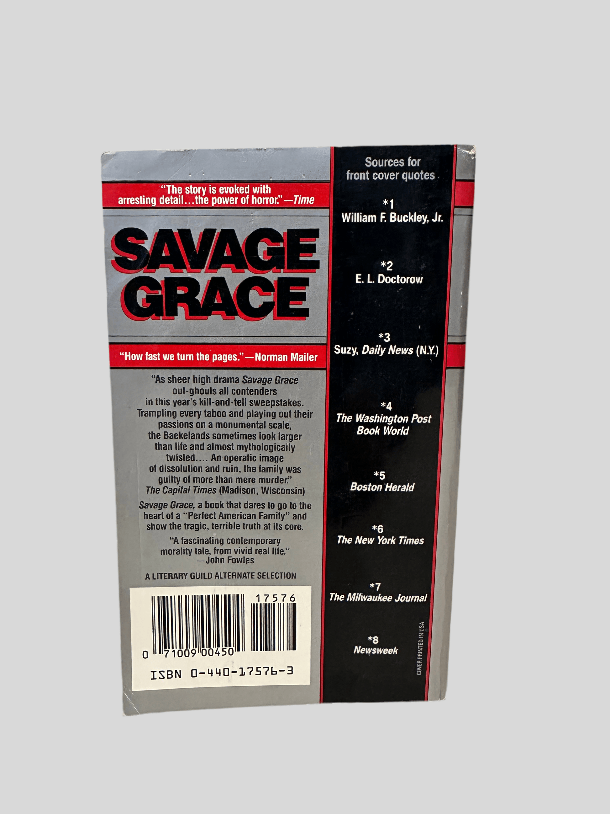 Savage Grace by Natalie Robins & Steven M. L. Aronson - Fehmerling Books