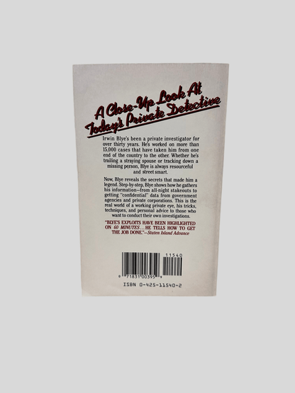 Secrets of a Private Eye by Irwin Blye & Ardy Friedberg - Fehmerling Books