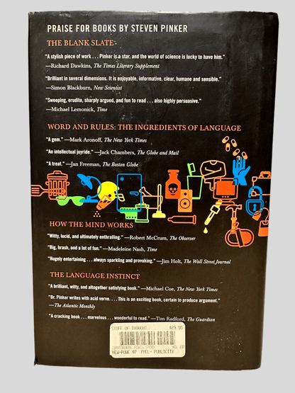 The Stuff of Thought by Steven Pinker - Back Cover