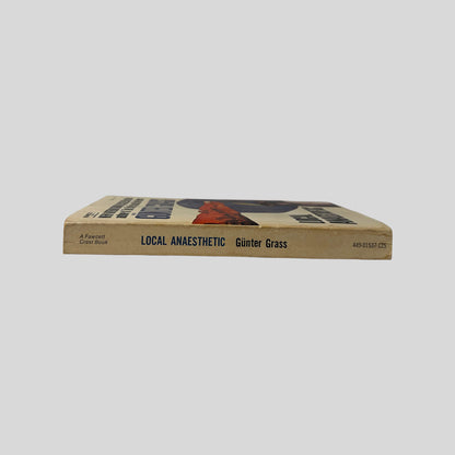 Spine view of Local Anaesthetic vintage mass market paperback edition by Günter Grass.