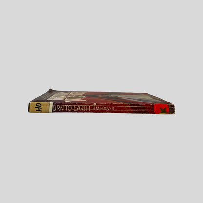 Spine view of Return To Earth vintage Avon mass market paperback edition by H.M. Hoover.