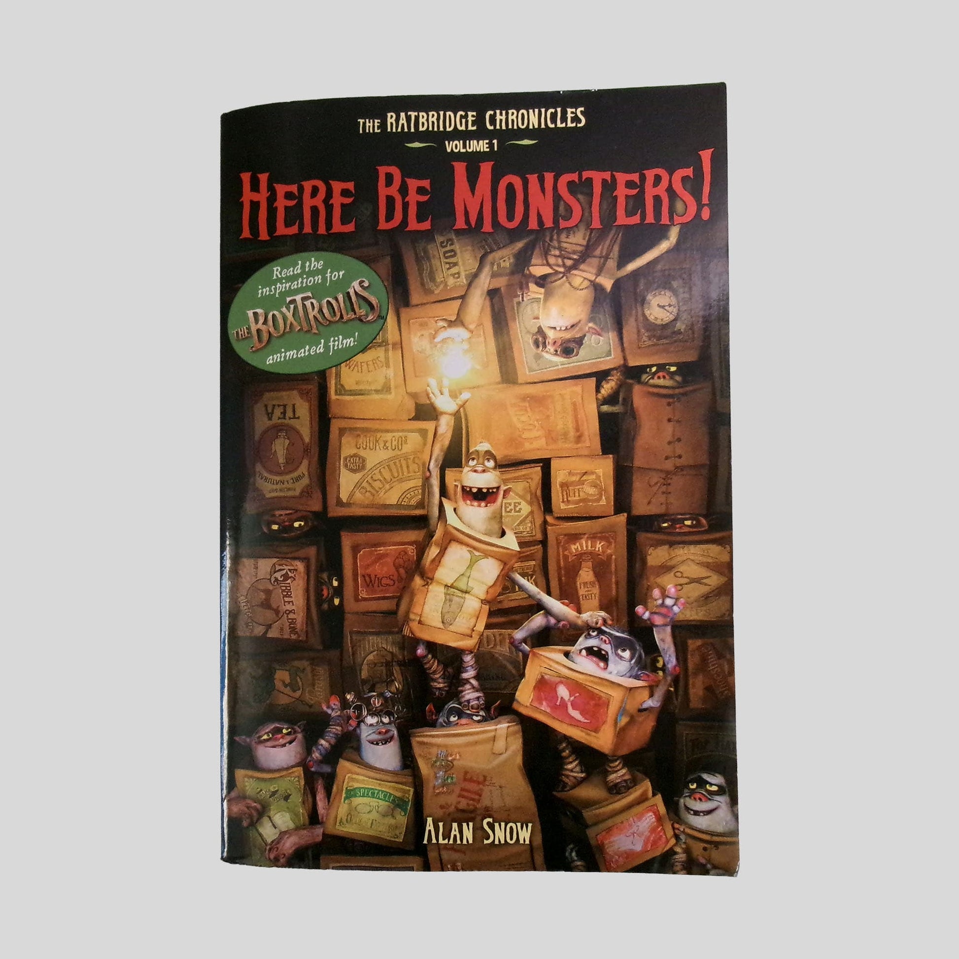 Here Be Monsters by Alan Snow - Front Cover - Fehmerling Books