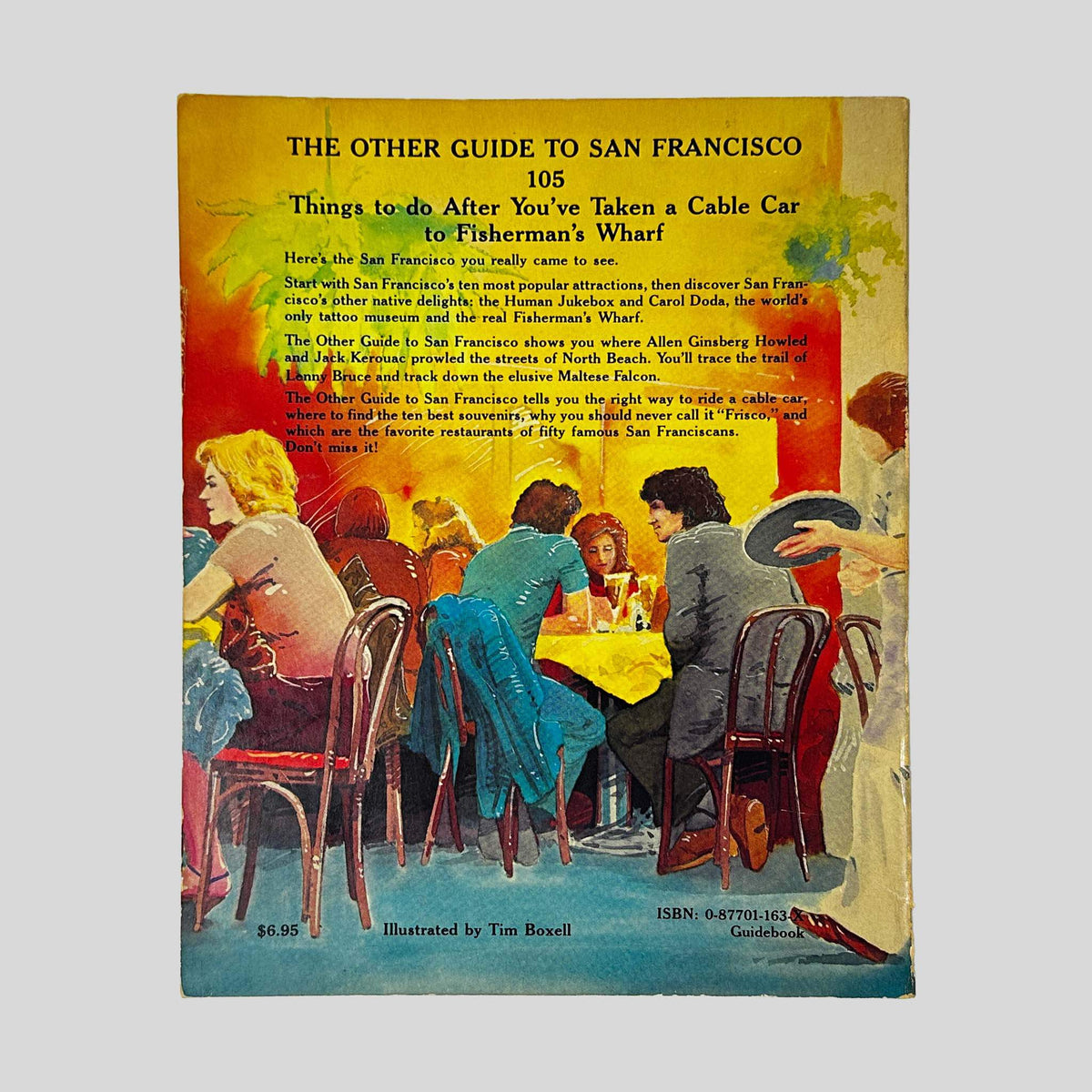 Back cover of The Other Guide to San Francisco by Jay Hansen showing back cover text and city guide highlights.