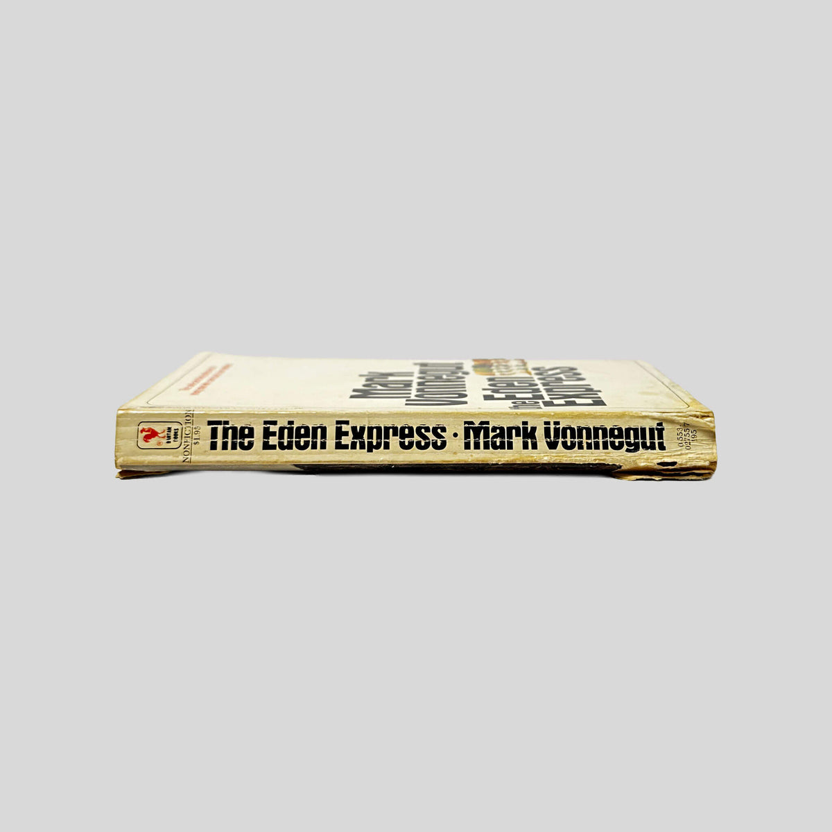Spine view of The Eden Express by Mark Vonnegut (vintage acceptable condition mass market paperback edition).