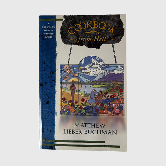 Front cover of Cookbook from Hell by Matthew Lieber Buchman, vintage acceptable condition paperback edition (Fantasy & Comedy).