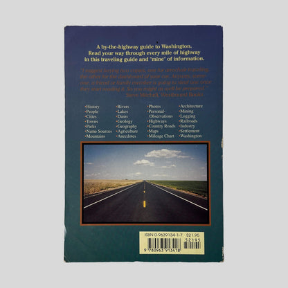 Back cover of Washington for the Curious by Rob McDonald & Shawn Carkonen showing back text and publisher details.