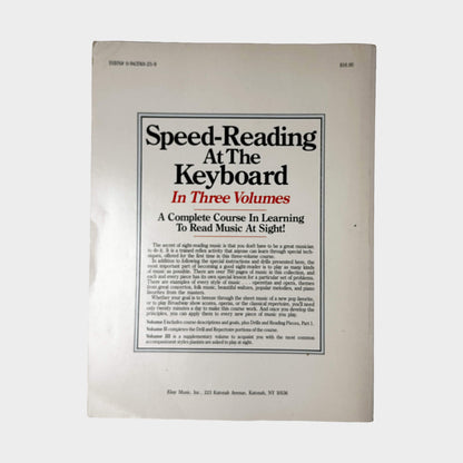 Speed-Reading at the Keyboard: Complete 3-Volume Set – Shanaphy, Isacoff & Jordan