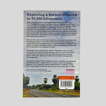 Back cover of Don't Ask Any Old Bloke for Directions by P.G. Tenzing showing back text summary.