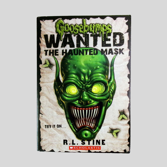 Goosebumps Wanted: The Haunted Mask by R.L. Stine - Front Cover - Fehmerling Books