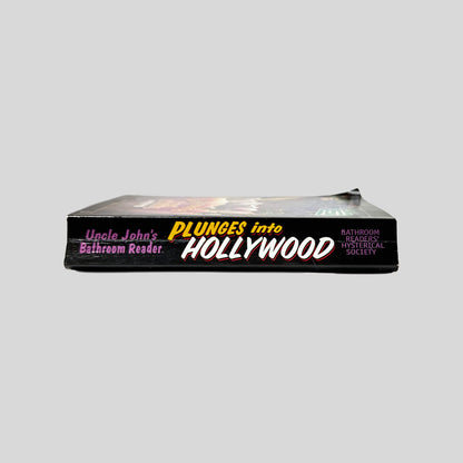 Spine view of Uncle John's Bathroom Reader Plunges Into Hollywood vintage paperback edition.