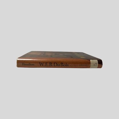 Spine view of W.E.B. Du Bois: A Biography vintage hardcover edition by Virginia Hamilton.