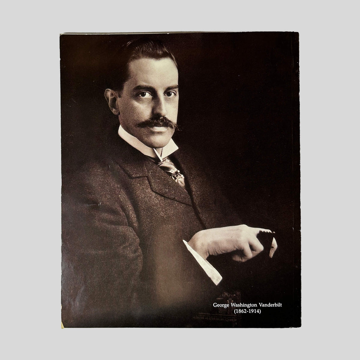 Back cover of Biltmore Estate: A National Historic Landmark showing back text summary and publication details.