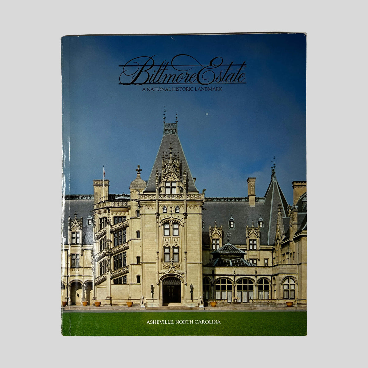 Front cover of Biltmore Estate: A National Historic Landmark by Susan M. Ward & Michael K. Smith, vintage good condition paperback edition (History).